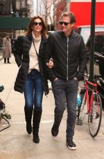 CINDY CRAWFORD and Rande Gerber on Valentine