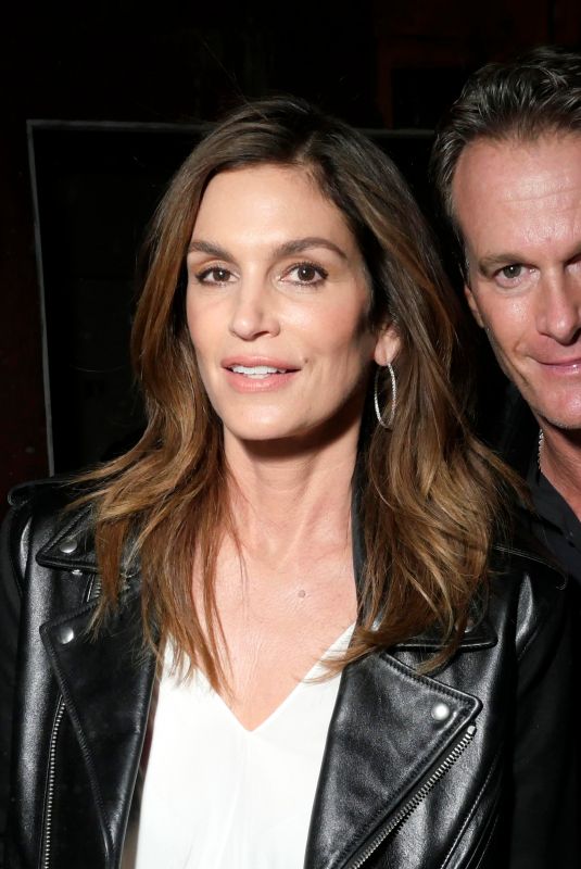 CINDY CRAWFORD at Calvin Klein Fashion Show at NYFW in New York 02/13/2018