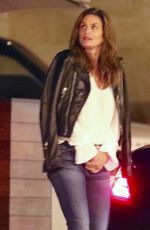 CINDY CRAWFORD Leaves a Restaurant in Los Angeles 01/31/2018
