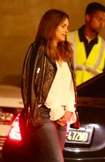 CINDY CRAWFORD Leaves a Restaurant in Los Angeles 01/31/2018