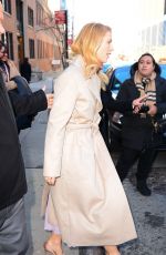 CLAIRE DANES Leaves CBS Studios in New York 02/05/2018
