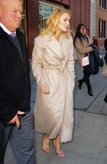CLAIRE DANES Leaves CBS Studios in New York 02/05/2018