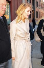 CLAIRE DANES Leaves CBS Studios in New York 02/05/2018