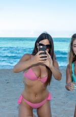 CLAUDIA ROMANI and LAUREN FRANCESCA in Bikini in South Beach 02/25/2018