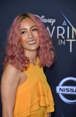 CONSTANCE WU at A Wrinkle in Time Premiere in Los Angeles 02/26/2018