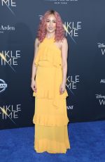 CONSTANCE WU at A Wrinkle in Time Premiere in Los Angeles 02/26/2018