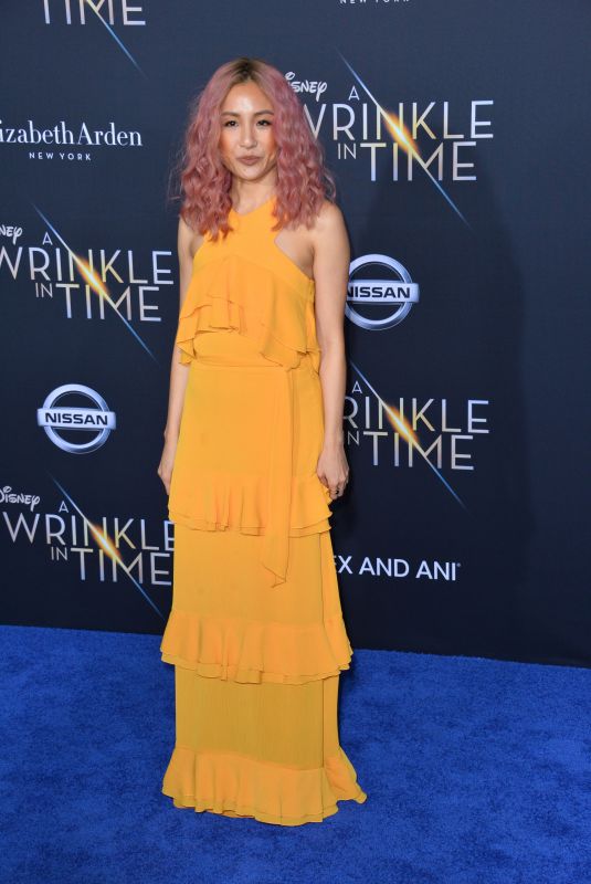 CONSTANCE WU at A Wrinkle in Time Premiere in Los Angeles 02/26/2018