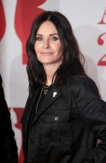 COURTENEY COX at Brit Awards 2018 in London 02/21/2018