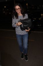 COURTENEY COX at Los Angeles International Airport 02/16/2018