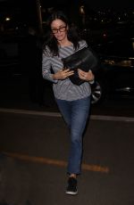 COURTENEY COX at Los Angeles International Airport 02/16/2018