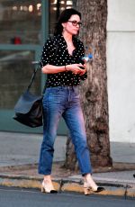 COURTENEY COX Leaves a Hair Salon in Los Angeles 01/31/2018