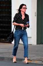 COURTENEY COX Leaves a Hair Salon in Los Angeles 01/31/2018