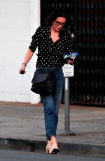 COURTENEY COX Leaves a Hair Salon in Los Angeles 01/31/2018
