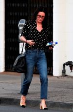 COURTENEY COX Leaves a Hair Salon in Los Angeles 01/31/2018