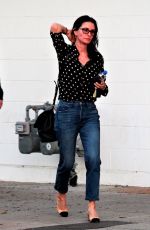 COURTENEY COX Leaves a Hair Salon in Los Angeles 01/31/2018