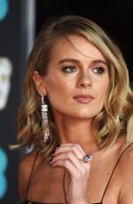 CRESSIDA BONAS at BAFTA Film Awards 2018 in London 02/18/2018