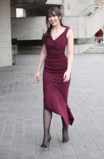 DAISY LOWE Arrives at Roland Mourret Fashion Show at LFW in London 02/18/2018