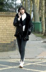 DAISY LOWE Out and About in London 02/22/2018