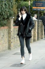 DAISY LOWE Out and About in London 02/22/2018