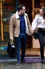 DAISY WOOD-DAVIS and Luke Jerdy Out Shopping in Manchester 02/13/2018