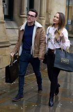 DAISY WOOD-DAVIS and Luke Jerdy Out Shopping in Manchester 02/13/2018
