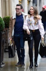 DAISY WOOD-DAVIS and Luke Jerdy Out Shopping in Manchester 02/13/2018