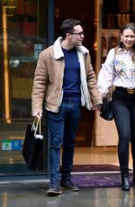 DAISY WOOD-DAVIS and Luke Jerdy Out Shopping in Manchester 02/13/2018