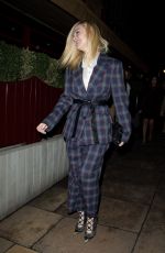 DAKOTA and ELLE FANNING Night Out in London 02/19/2018