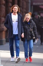 DAKOTA FANNING and Henary Frye Out in New York 02/14/2018