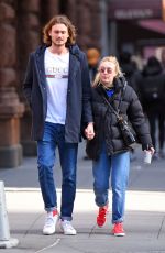 DAKOTA FANNING and Henary Frye Out in New York 02/14/2018