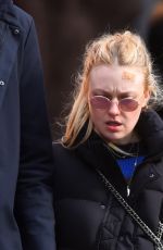DAKOTA FANNING and Henary Frye Out in New York 02/14/2018