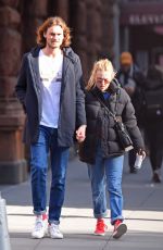 DAKOTA FANNING and Henary Frye Out in New York 02/14/2018