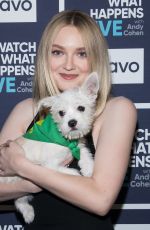 DAKOTA FANNING at Watch What Happens Live in New York 01/30/2018