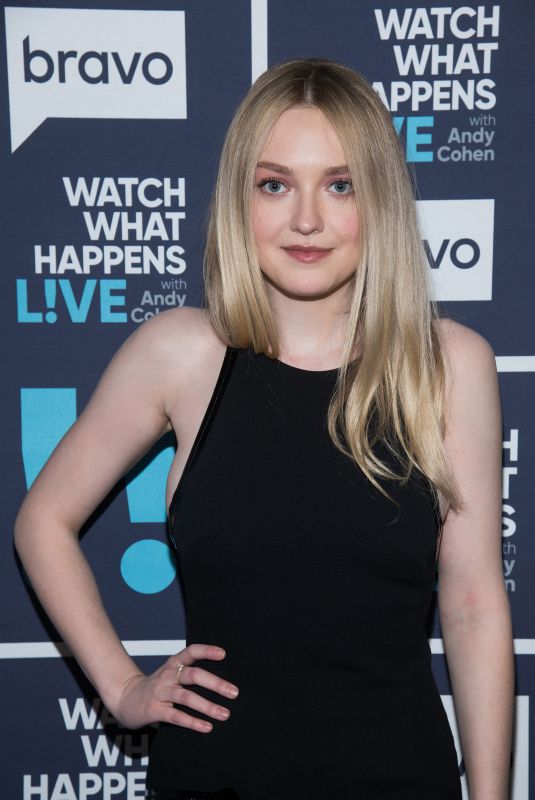 DAKOTA FANNING at Watch What Happens Live in New York 01/30/2018