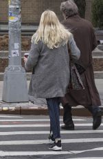 DAKOTA FANNING Out for a Coffee in New York 02/02/2018