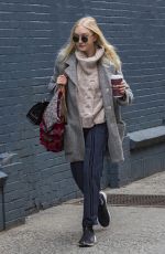 DAKOTA FANNING Out for a Coffee in New York 02/02/2018