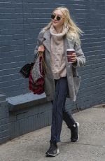 DAKOTA FANNING Out for a Coffee in New York 02/02/2018