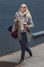 DAKOTA FANNING Out for a Coffee in New York 02/02/2018