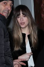 DAKOTA JOHNSON Leaves C A Vous Studios in Paris 02/05/2018