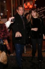 DAKOTA JOHNSON Leaves La Fontaine De Mars in Paris 02/05/2018