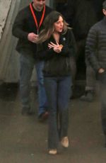 DAKOTA JOHNSON on the Set of Bad Times at the El Royale in Burnaby 02/14/2018
