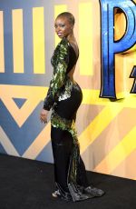 DANAI GURIRA at Black Panther Premiere in London 02/08/2018