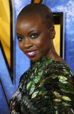 DANAI GURIRA at Black Panther Premiere in London 02/08/2018