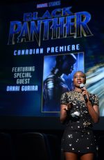 DANAI GURIRA at Black Panther Premiere in Toronto 02/06/2018