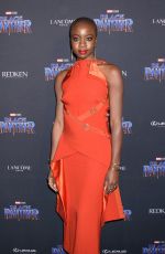DANAI GURIRA at Black Panther Welcome to Wakanda NYFW Showcase in New York 02/12/2018