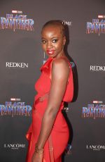 DANAI GURIRA at Black Panther Welcome to Wakanda NYFW Showcase in New York 02/12/2018