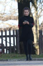 DANI DAYER Out and About in London 02/15/2018