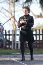 DANI DAYER Out and About in London 02/15/2018