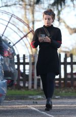 DANI DAYER Out and About in London 02/15/2018