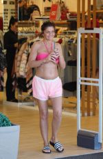 DANIELLA WESTBROOK in Bikini Top on Holiday in Spain 02/04/2018